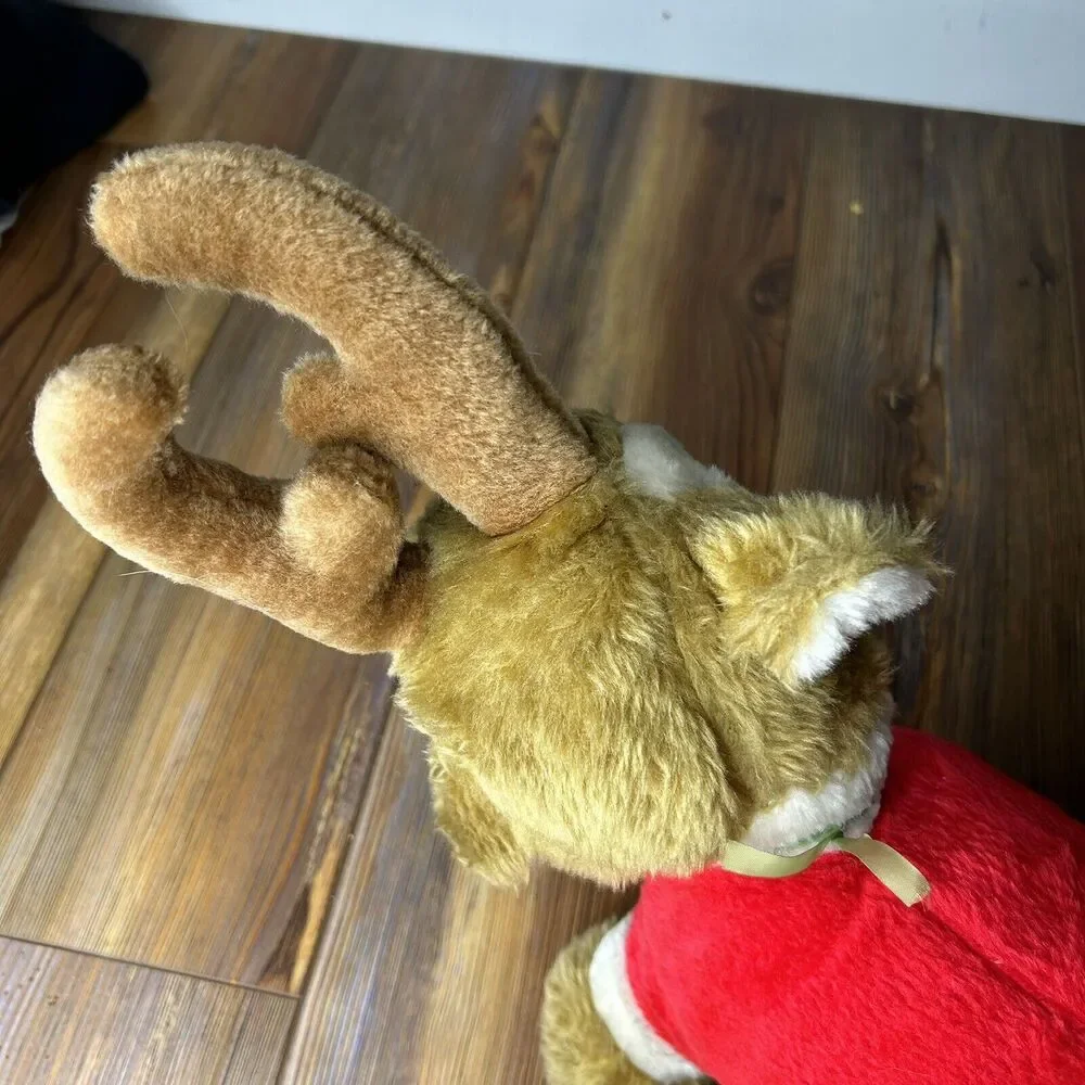 Vintage Christmas Rudolph the Red Nose Reindeer Emson Lights Up Reindeer Plush